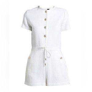 Maje Tweed Romper